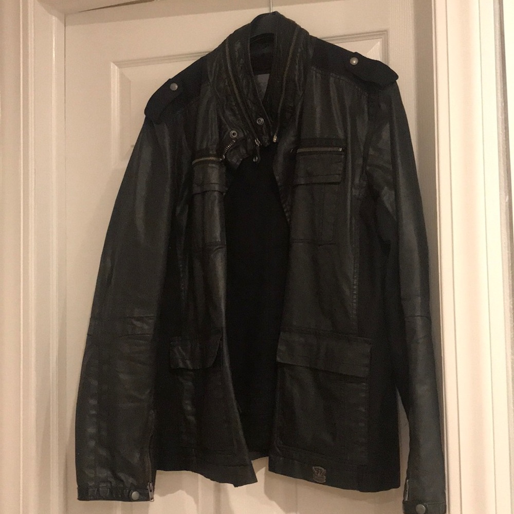 Moto Men’s black Diesel coat